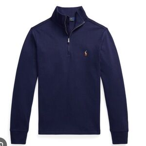 Polo Navy Sweater 1/2 Zip Size 5